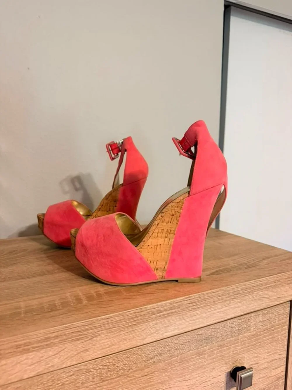 Pink Cork Wedges